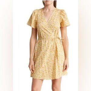 Madewell Fiore Floral Wrap Dress Sz Medium